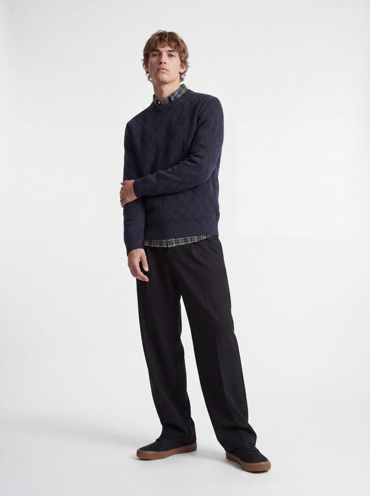 Jack &amp; Jones 12301702 Blacole trui navy – heren