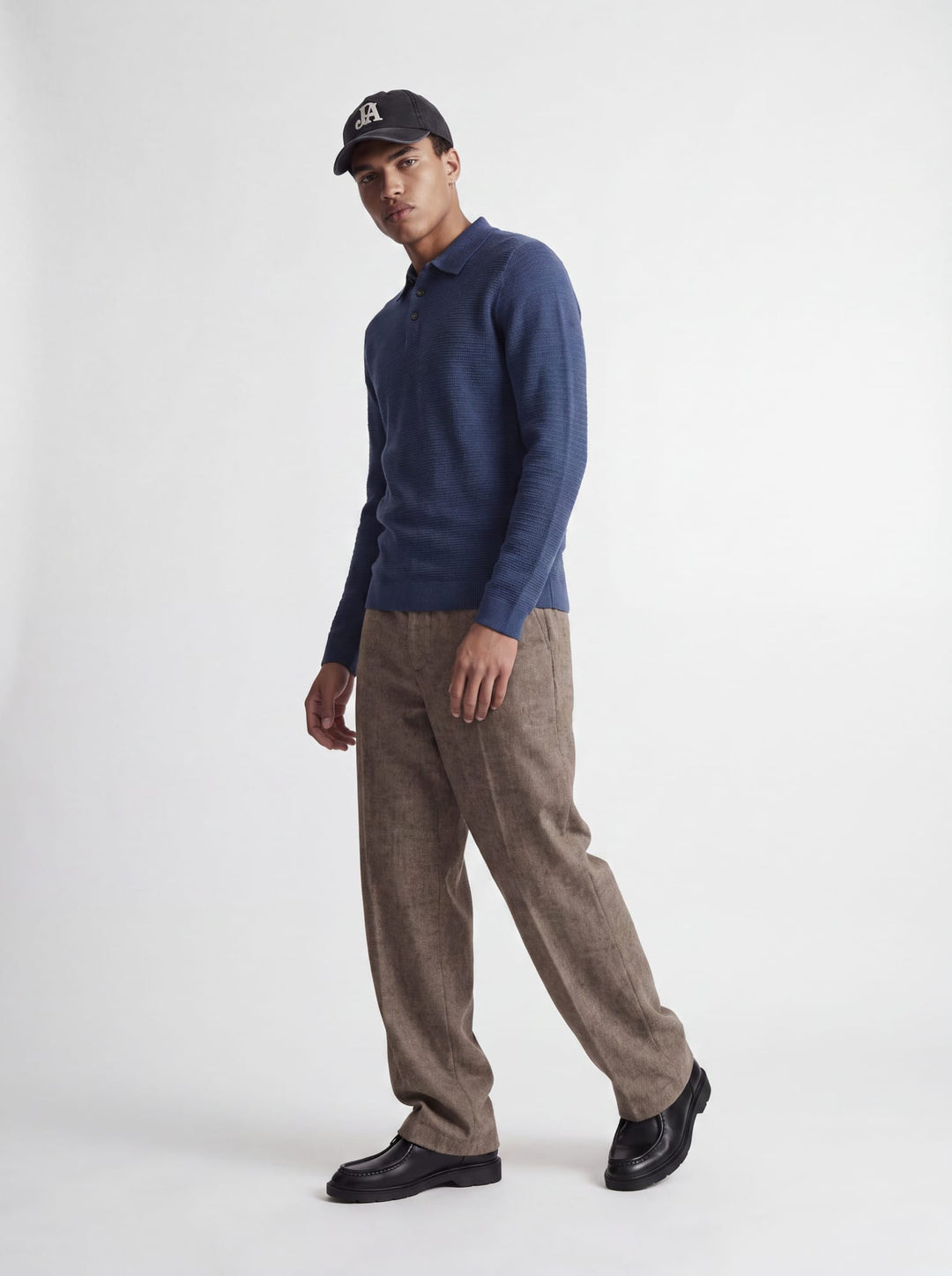 Jack &amp; Jones Bluriley polo l/m navy – heren