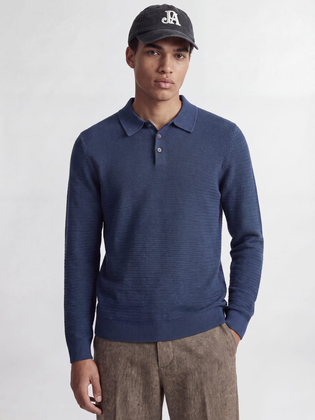 Jack &amp; Jones Bluriley polo l/m navy – heren