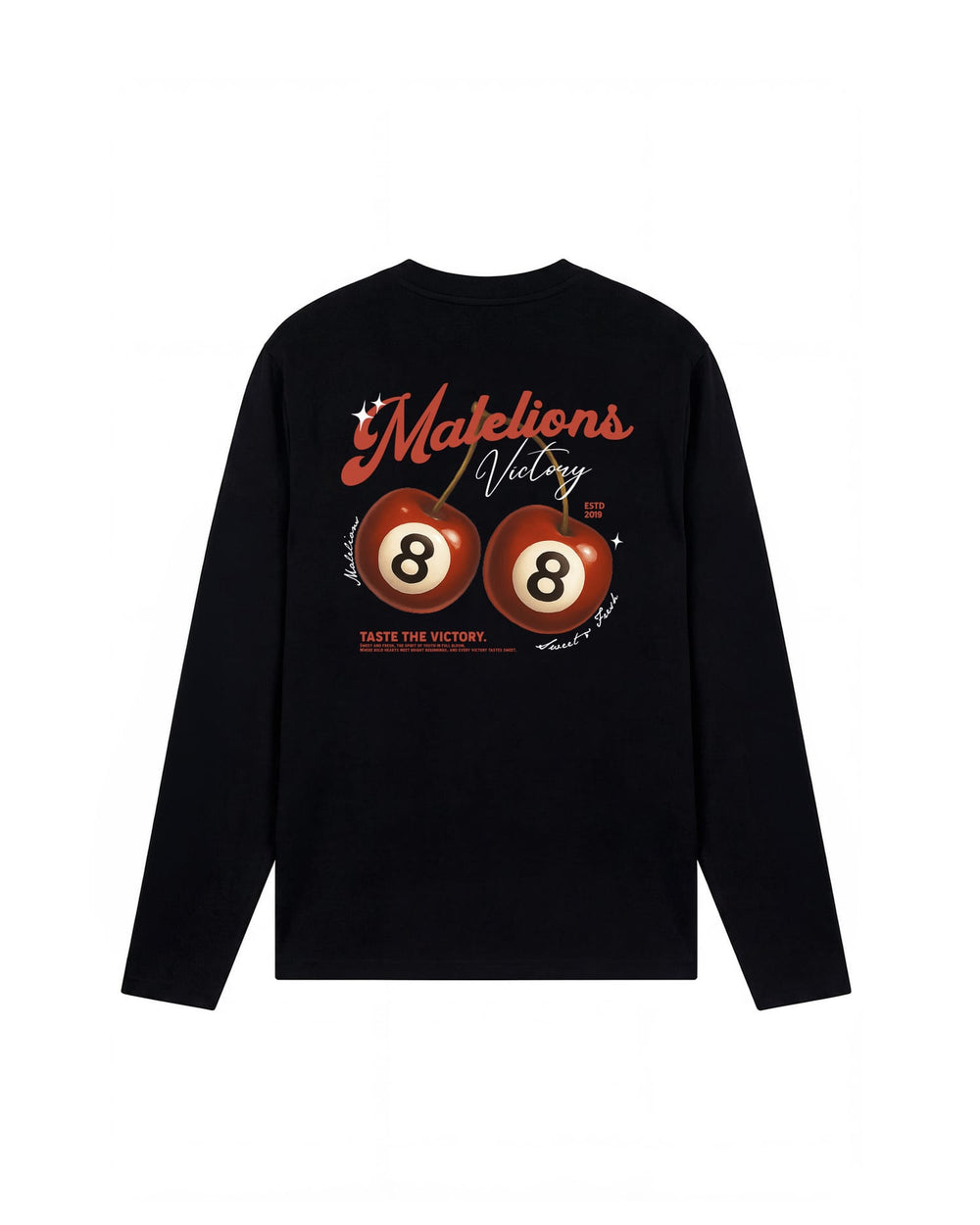 Malelions men MMB50026033 t-shirt l/m zwart – heren