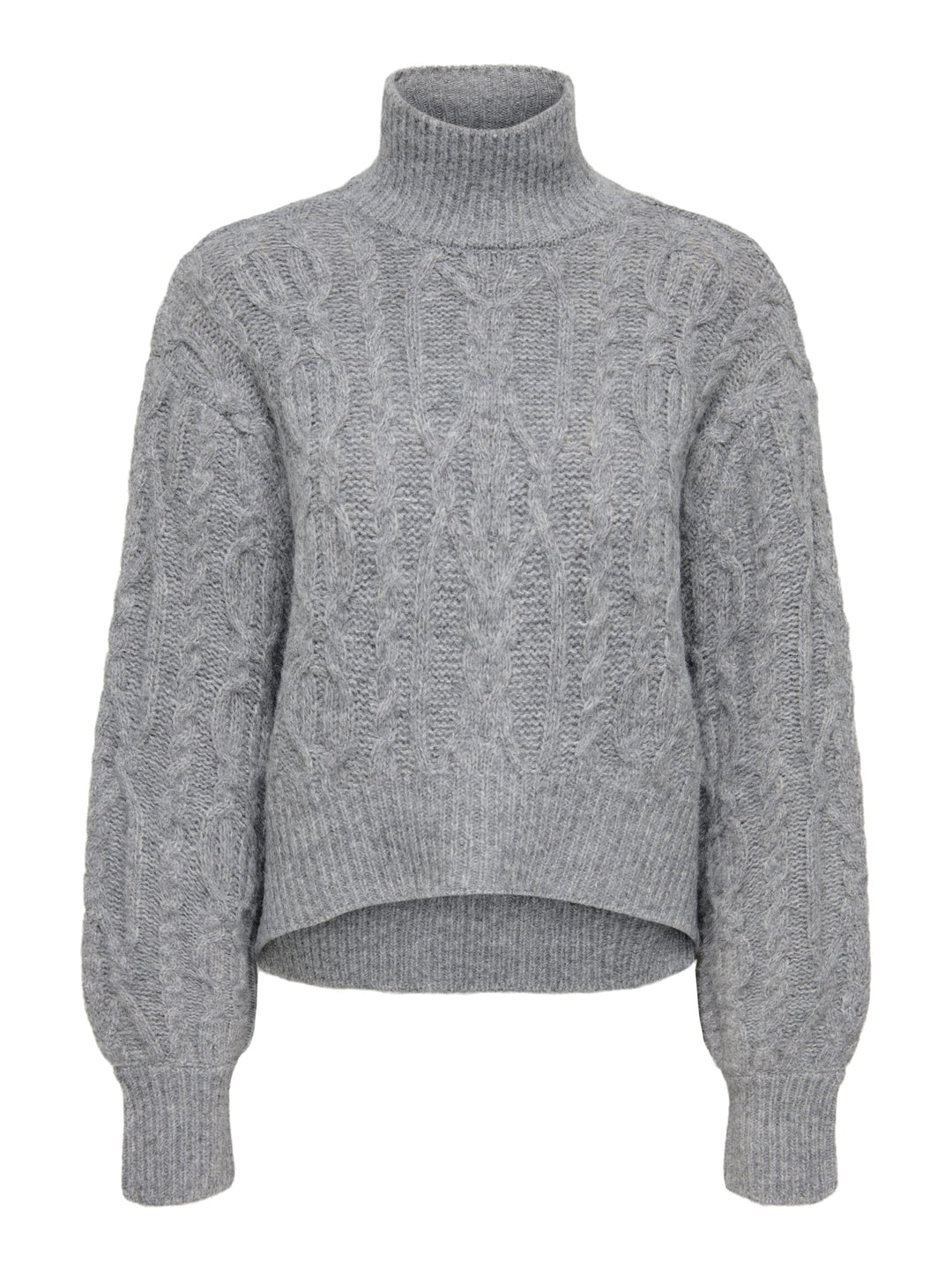 Only 15375336 Hilde trui grijs melee – dames