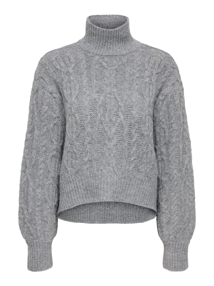 Only 15375336 Hilde trui grijs melee – dames