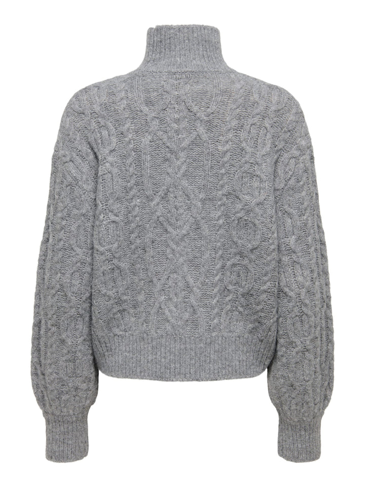 Only 15375336 Hilde trui grijs melee – dames