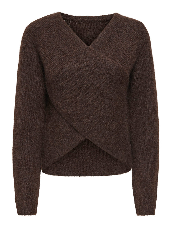 Only 15375129 maggie trui bruin – dames