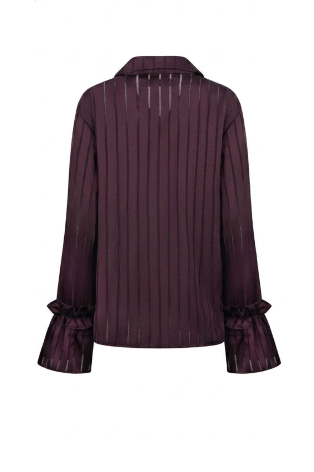 Nukus NKF02126 Amalia blouse l/m dames paars dessin
