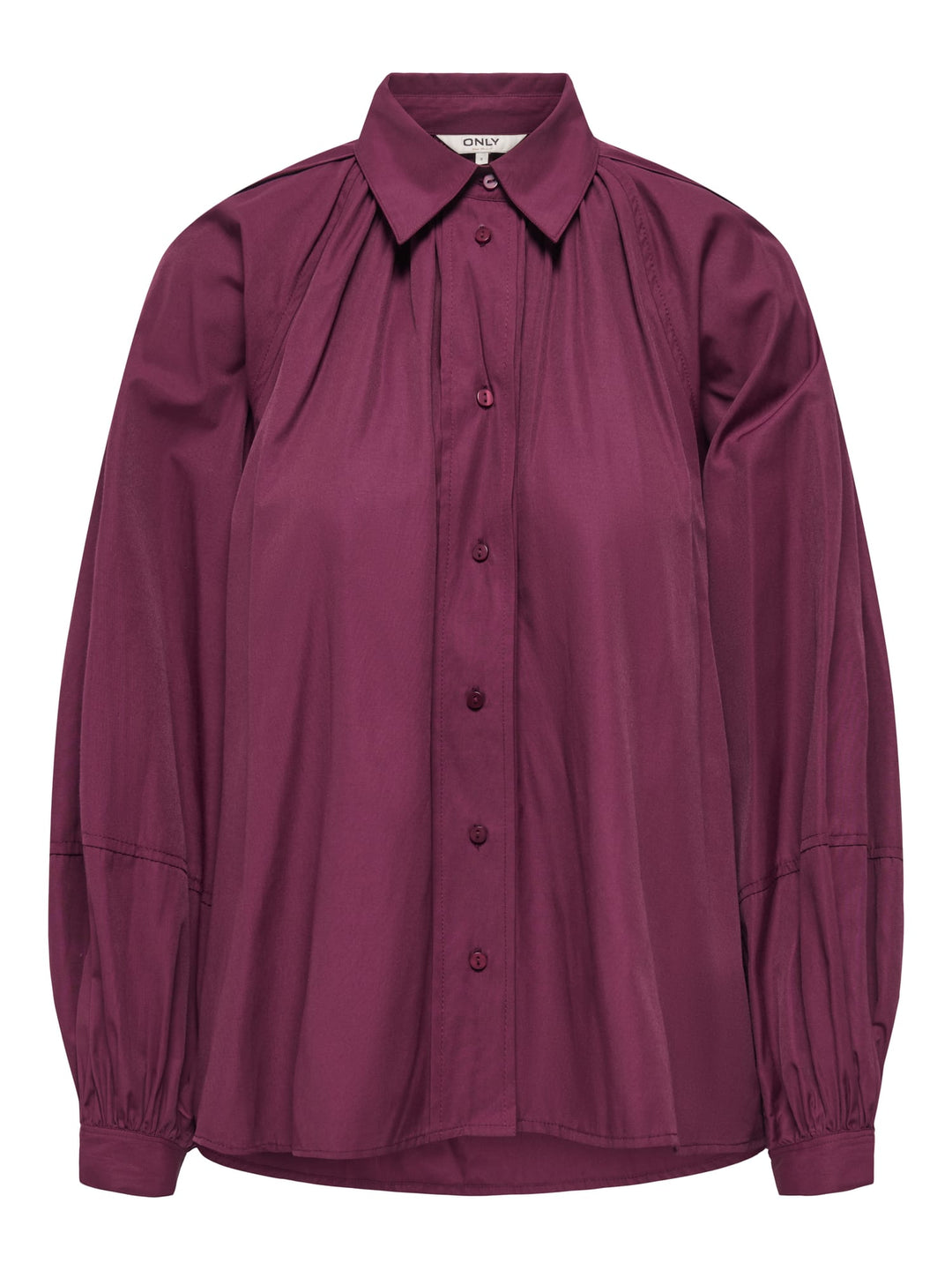 Only 15370568 River blouse l/m bordeaux – dames