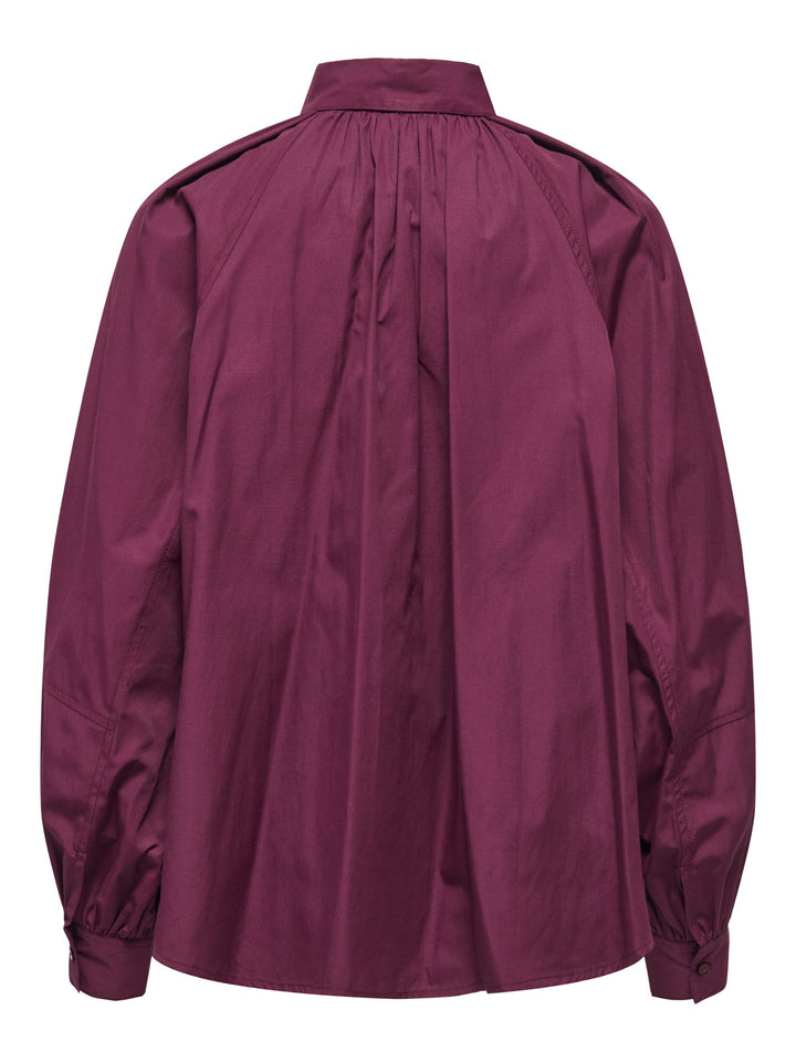 Only 15370568 River blouse l/m bordeaux – dames