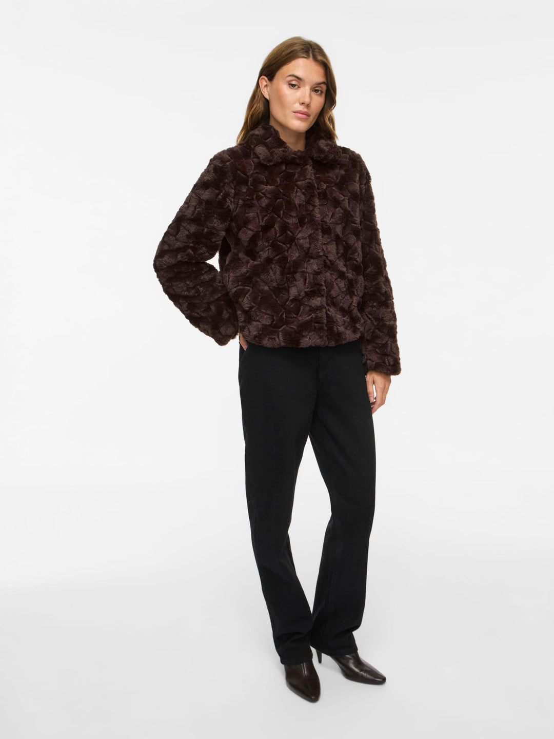 Vila 14116061 Dorte tussenjas dames bruin