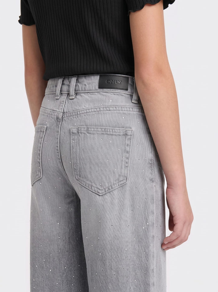 Kids Only Cobain jeans grey denim – meisjes