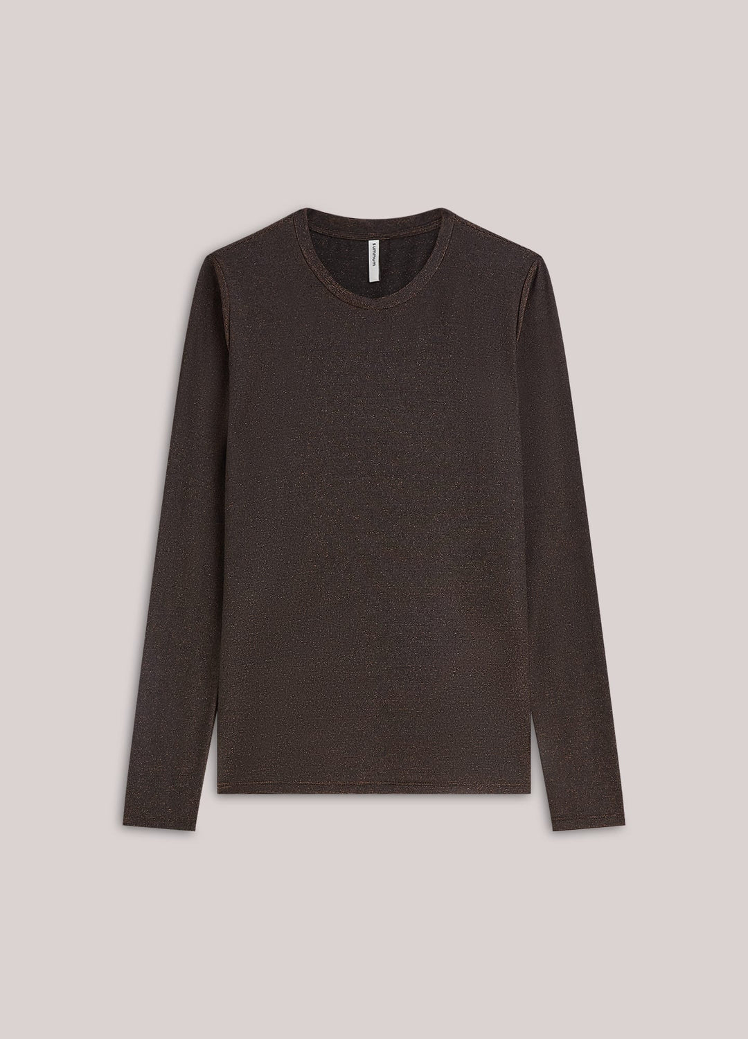 Summum 3s5170-30644 t-shirt l/m bruin