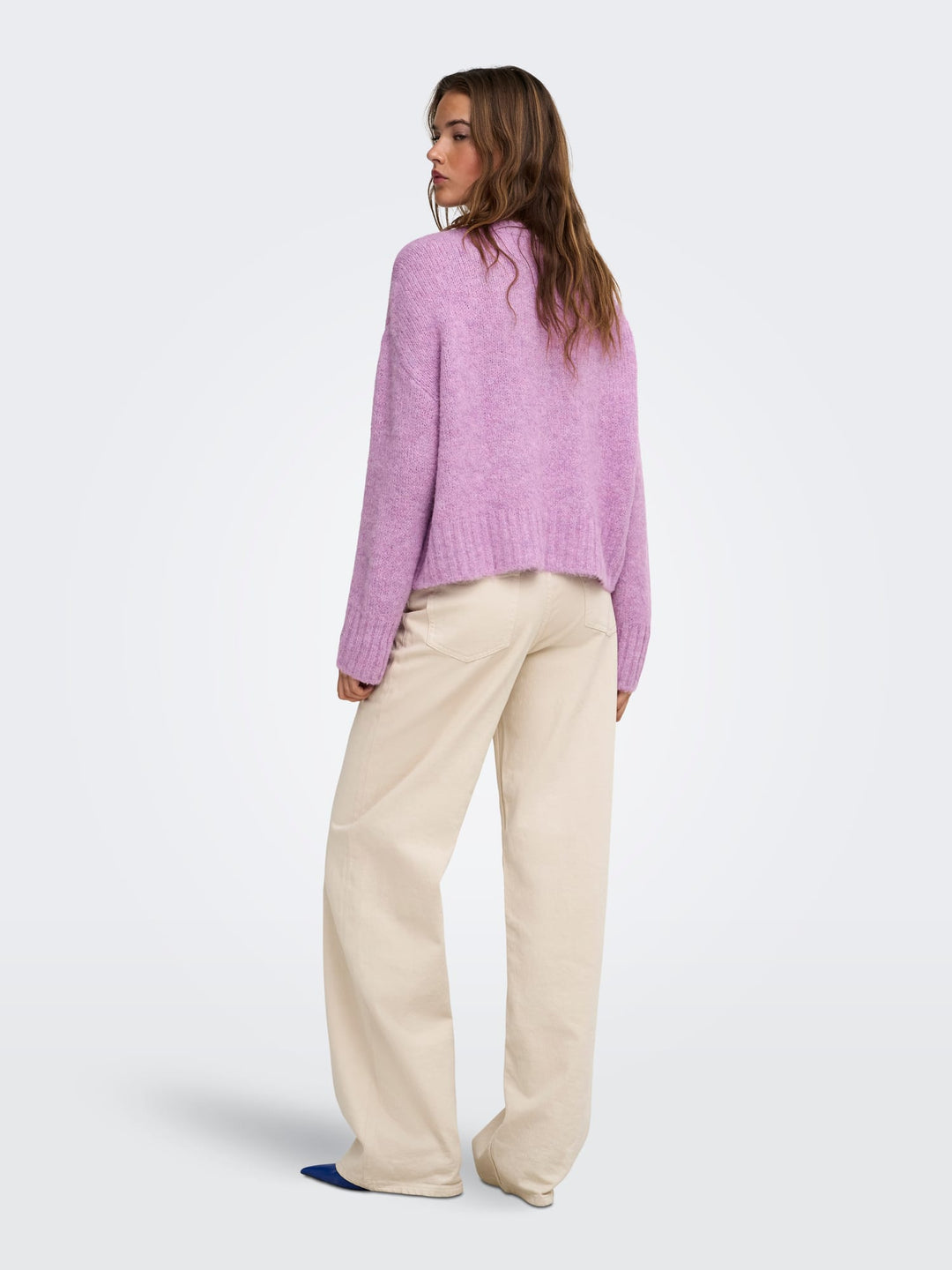 Only 15382494 Fiona trui dames lila