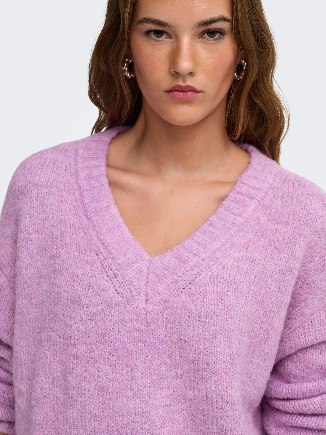 Only 15382494 Fiona trui dames lila