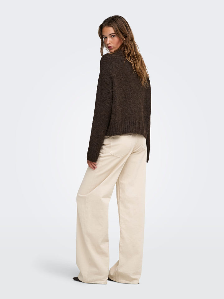 Only 15382494 Fiona trui bruin – dames