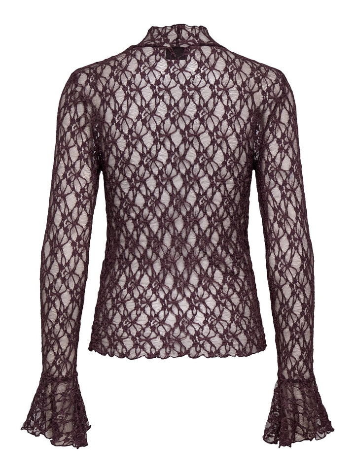 jacqueline de yong 15377339 lala top l/m bordeaux