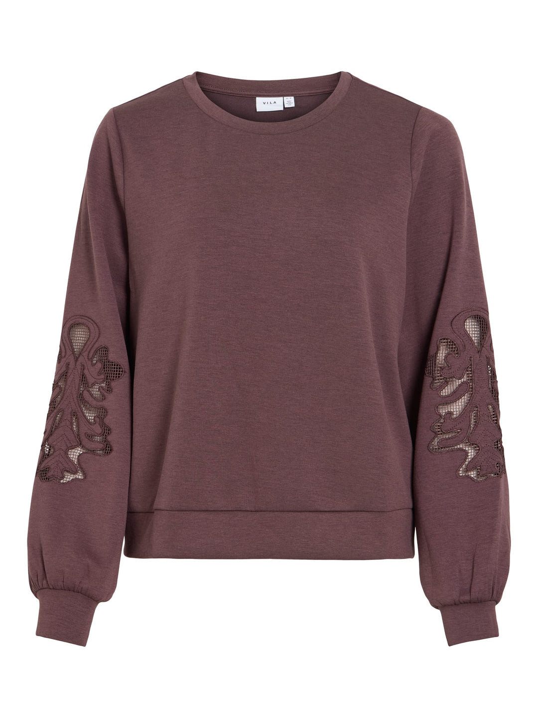 Vila 14119112 siffa sweater dames mauve