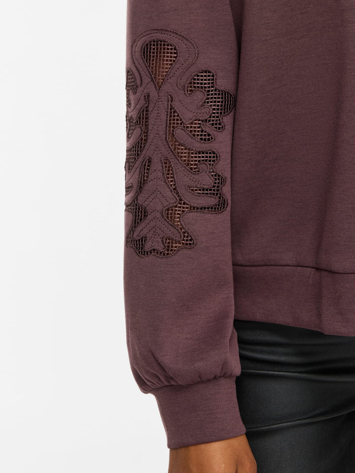 Vila 14119112 siffa sweater dames mauve