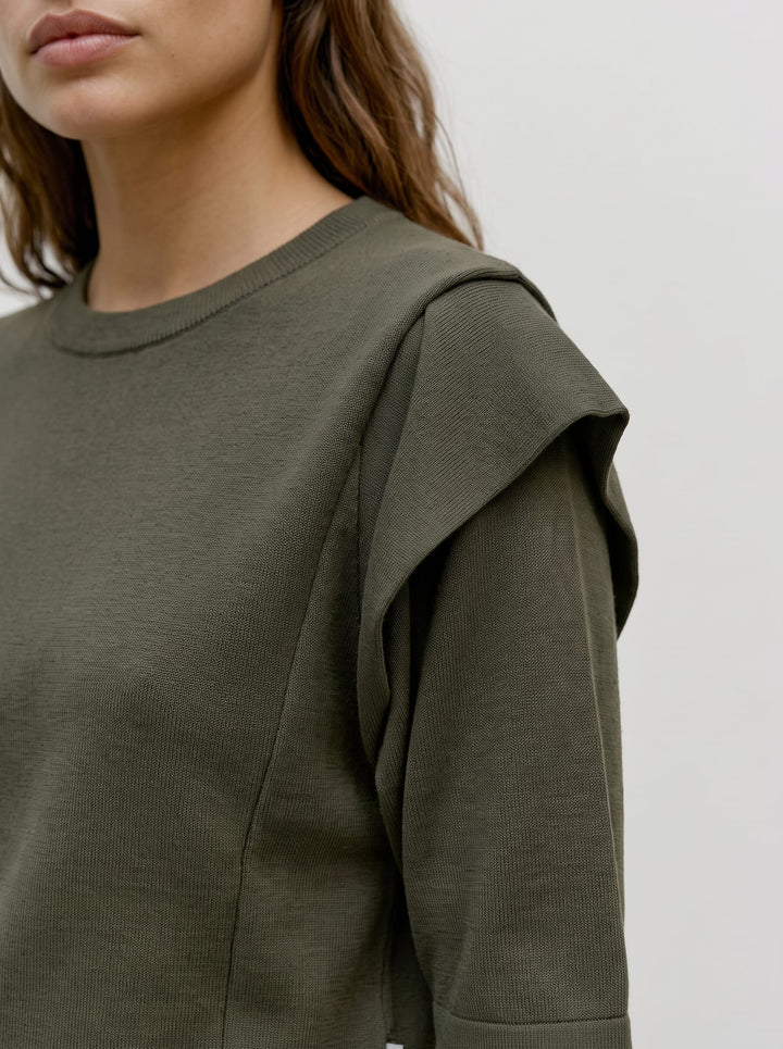 VERO MODA 10350465 Layla top k/m dames donkergroen