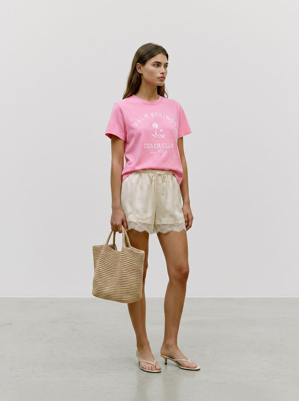 VERO MODA 10344829 Ciara t-shirt k/m dames roze