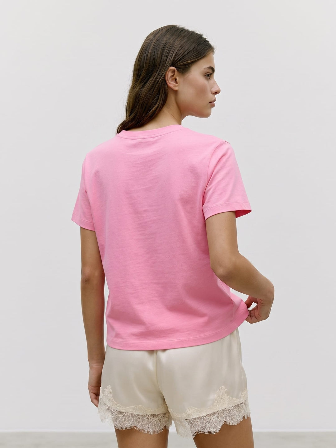 VERO MODA 10344829 Ciara t-shirt k/m dames roze