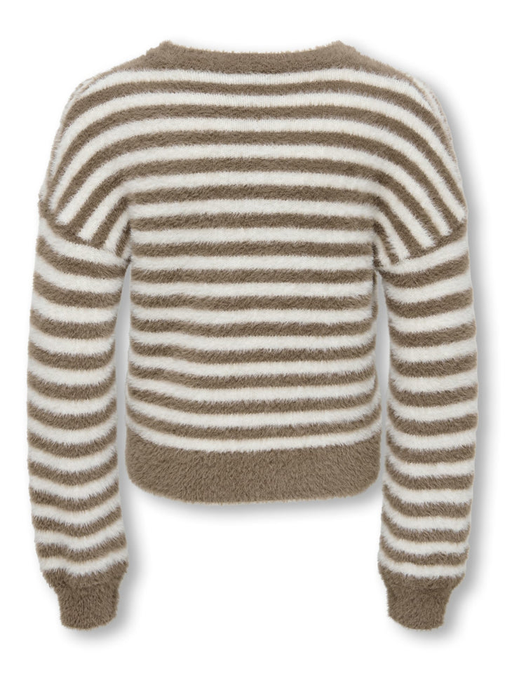 kids only 15306452 newpiumo trui bruin dessin – meisjes
