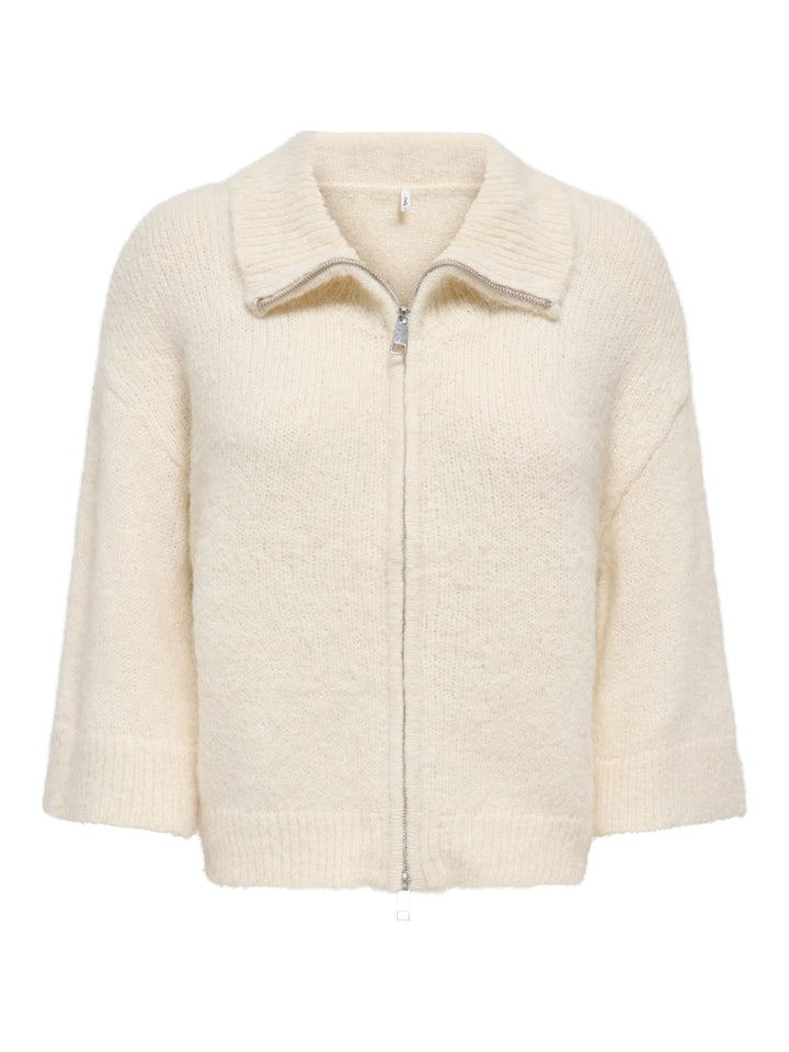 Only 15375131 Maggie vest gebreid off-white – dames