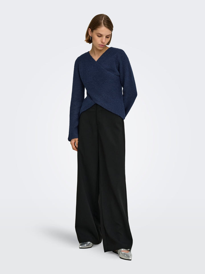 Only 15375129 maggie trui navy – dames
