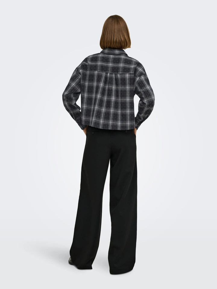 Only 15383362 Ilston blouse zwart dessin – dames