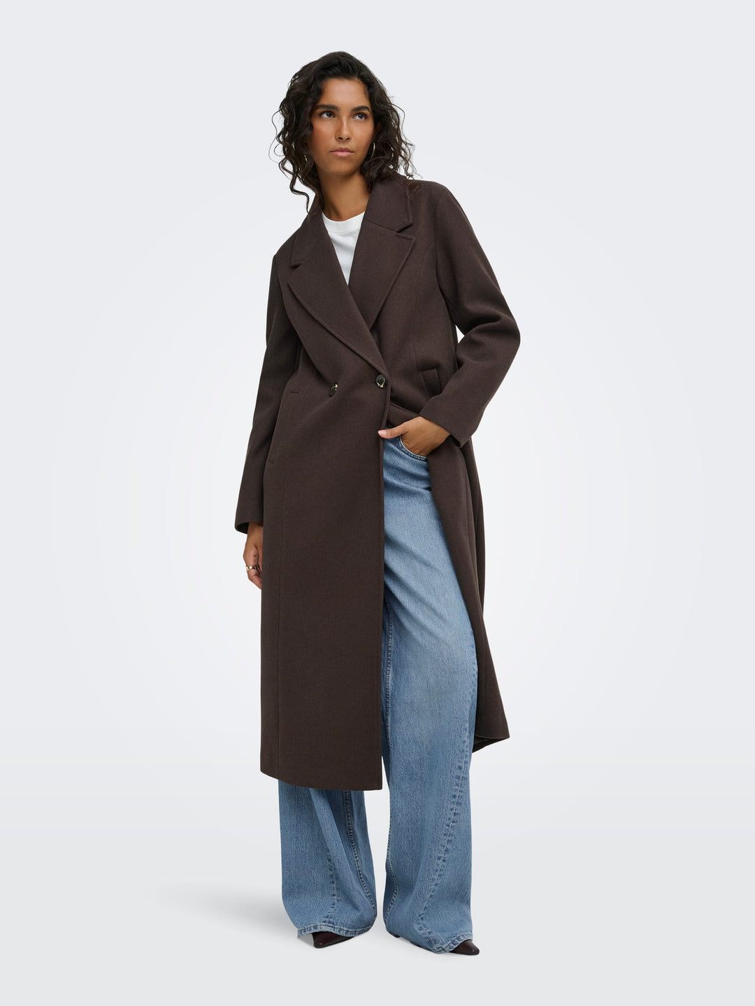 jacqueline de yong 15311207 Viola trenchcoat bruin