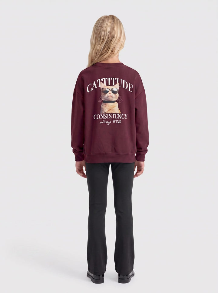 kids only 15357903 Bila sweater meisjes bordeaux