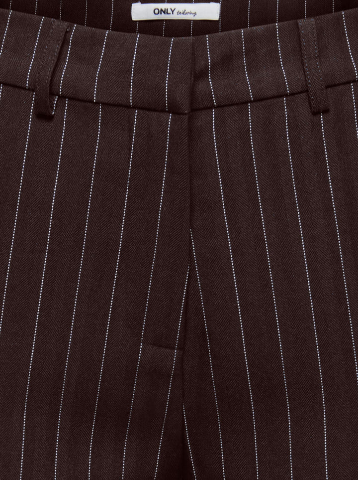 Only 15378810 Aline lange broek dames bruin dessin - L32