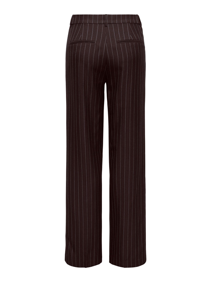 Only 15378810 Aline lange broek dames bruin dessin - L32