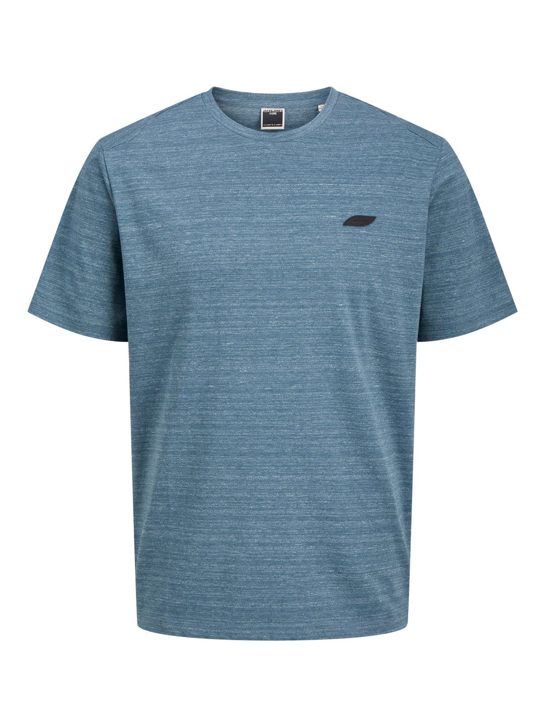 Jack & Jones 12267072 puffer t-shirt blauw melee – heren