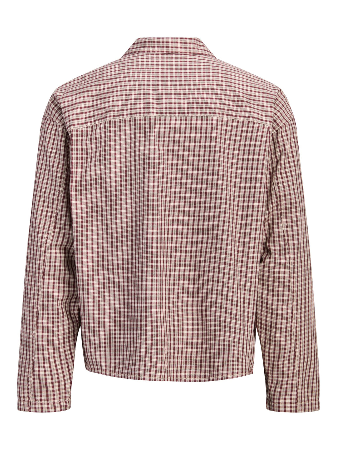 Jack &amp; Jones 12277479 Austin overhemd l/m bruin dessin – heren