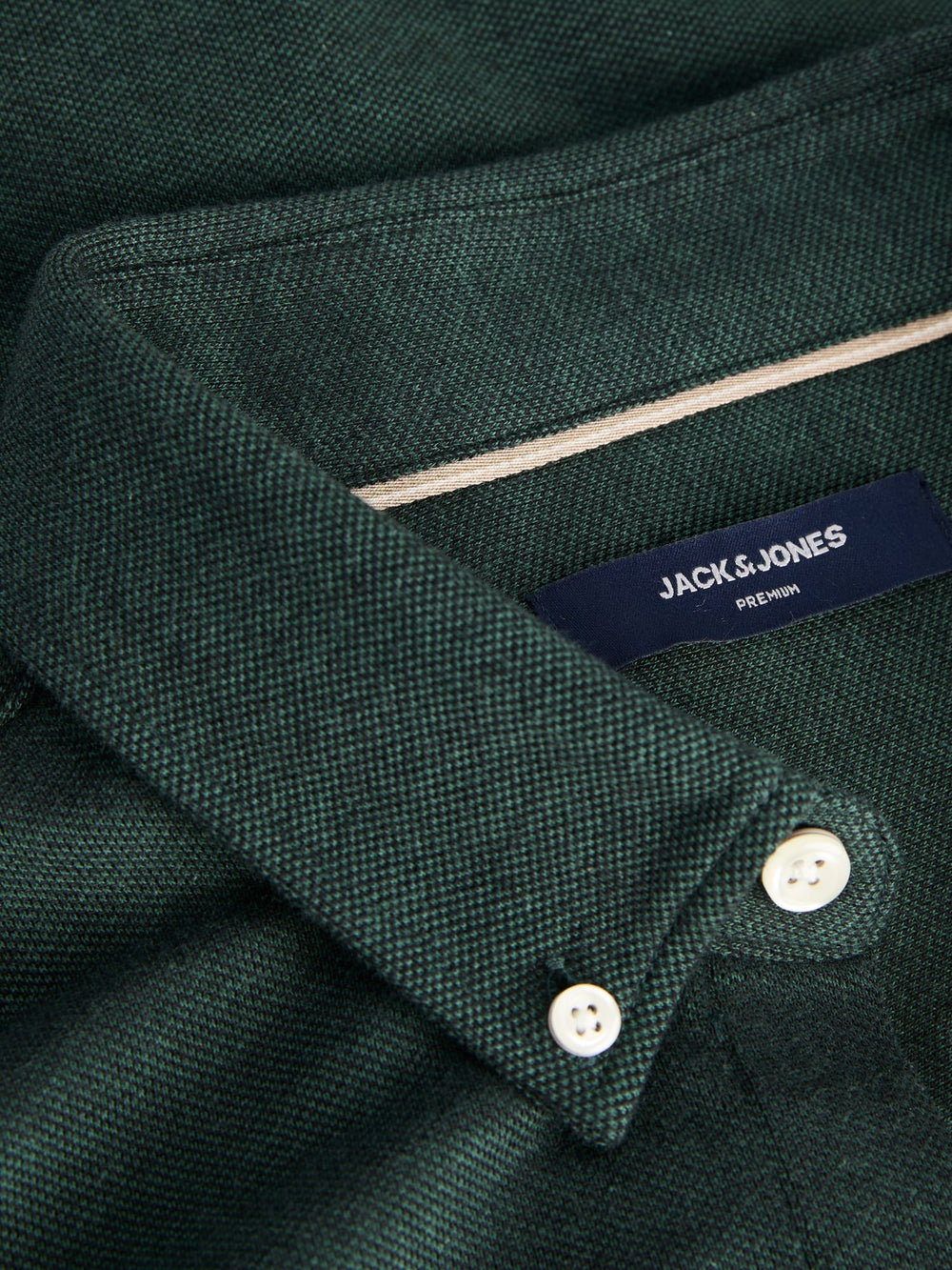 Jack & Jones 12284463 blake overhemd l/m donkergroen – heren