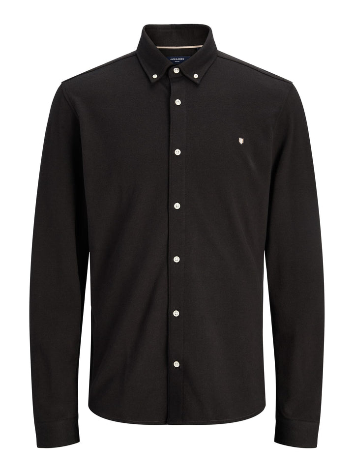 Jack &amp; Jones 12284463 Blake overhemd l/m bruin – heren