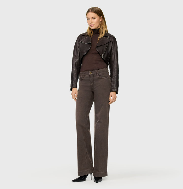 MAC women 5228-90-0385 jeans loose fit bruin - L34