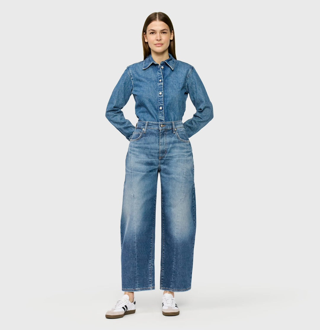 MAC 3159/0333L jeans loose fit dames blue denim - 28