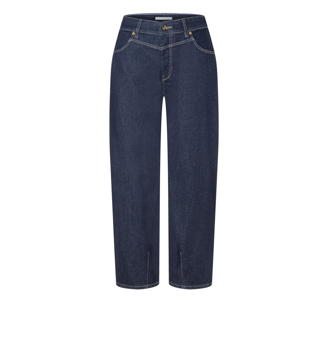 MAC women Bobbie0387L jeans low croth-baggy fit blue denim - L27