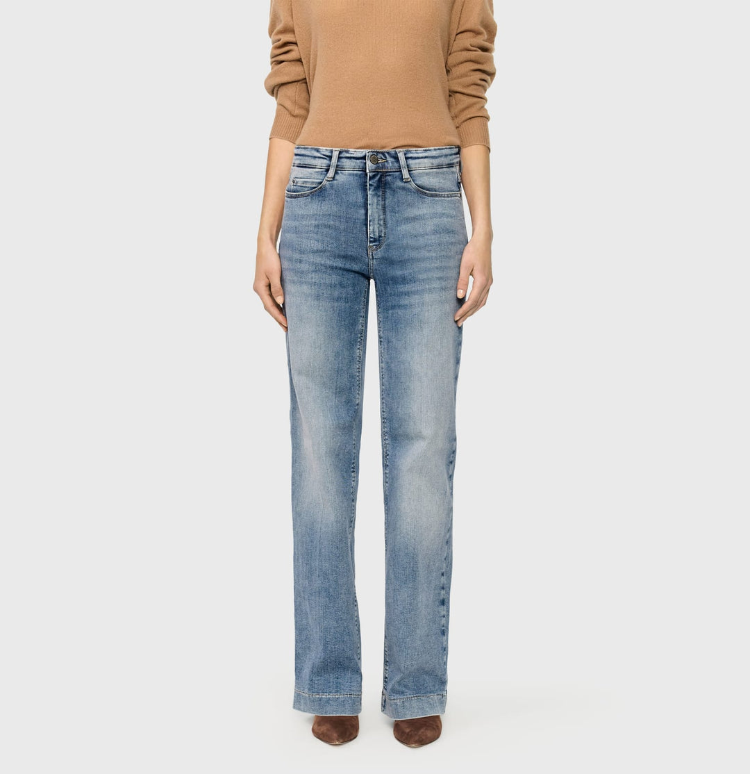 MAC women 5439-90 jeans low croth-baggy fit blue denim - L34
