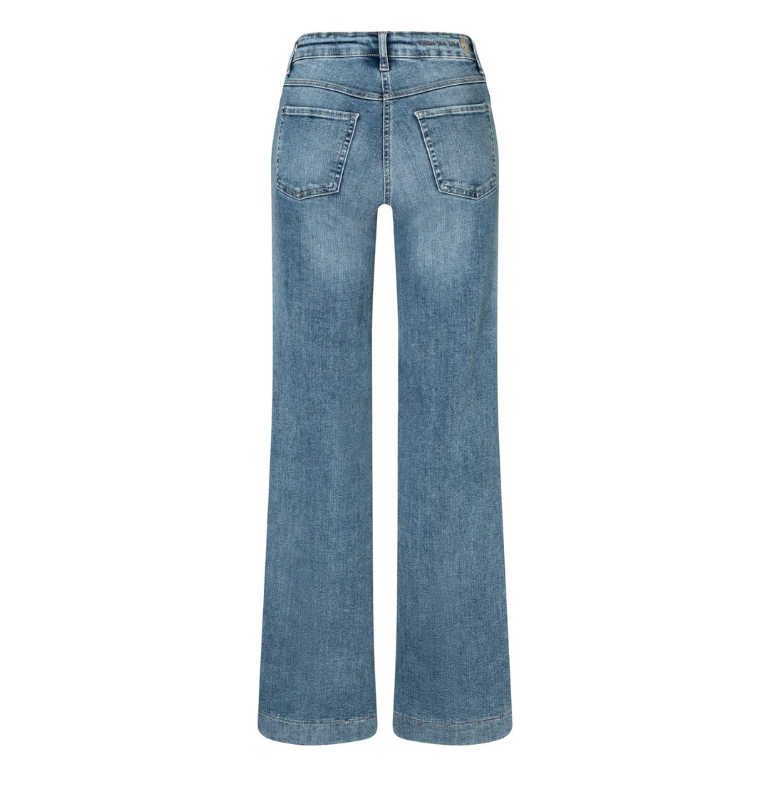 MAC 5439-90 jeans low croth-baggy fit blue denim – dames - L32