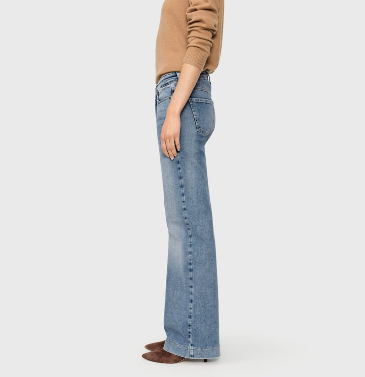MAC 5439-90 jeans low croth-baggy fit blue denim – dames - L32