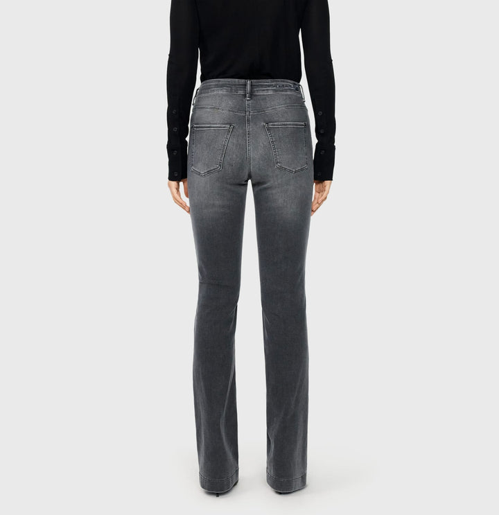 MAC women 5429/058L jeans bootcut flare fit grey denim - L32