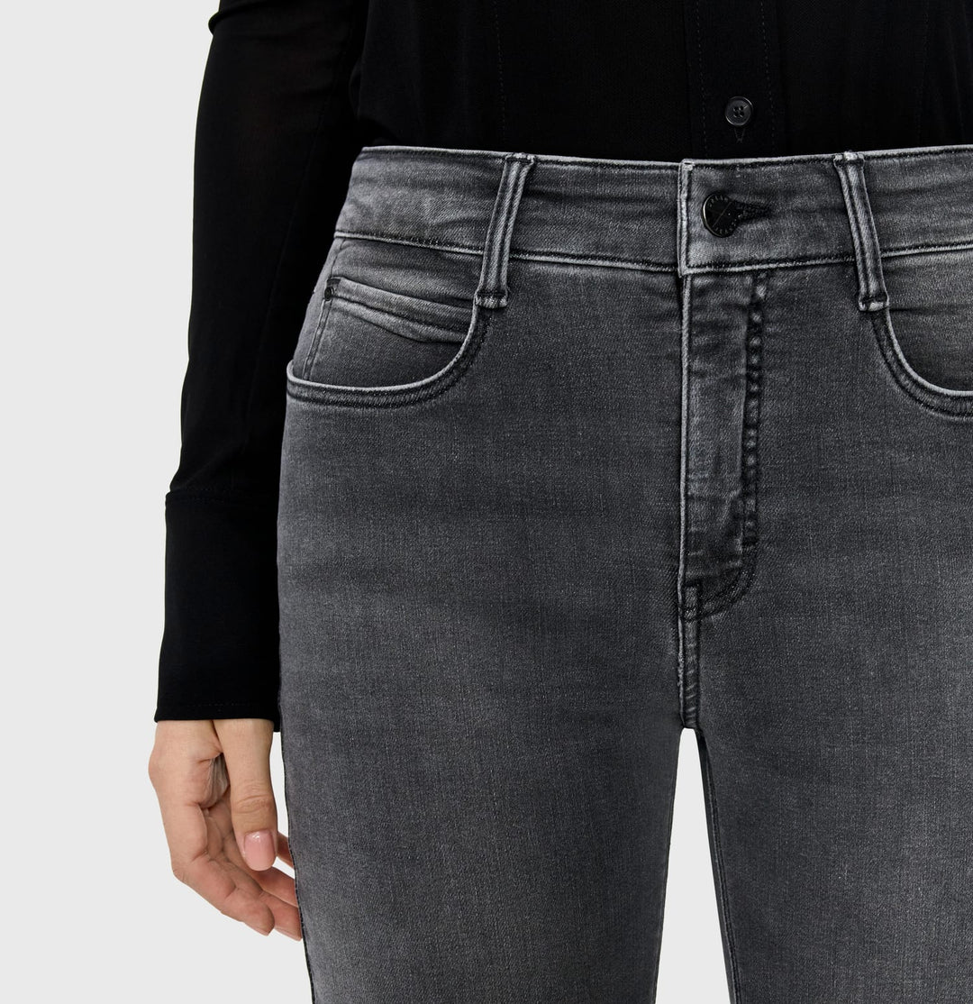 MAC women 5429/058L jeans bootcut flare fit grey denim - L34