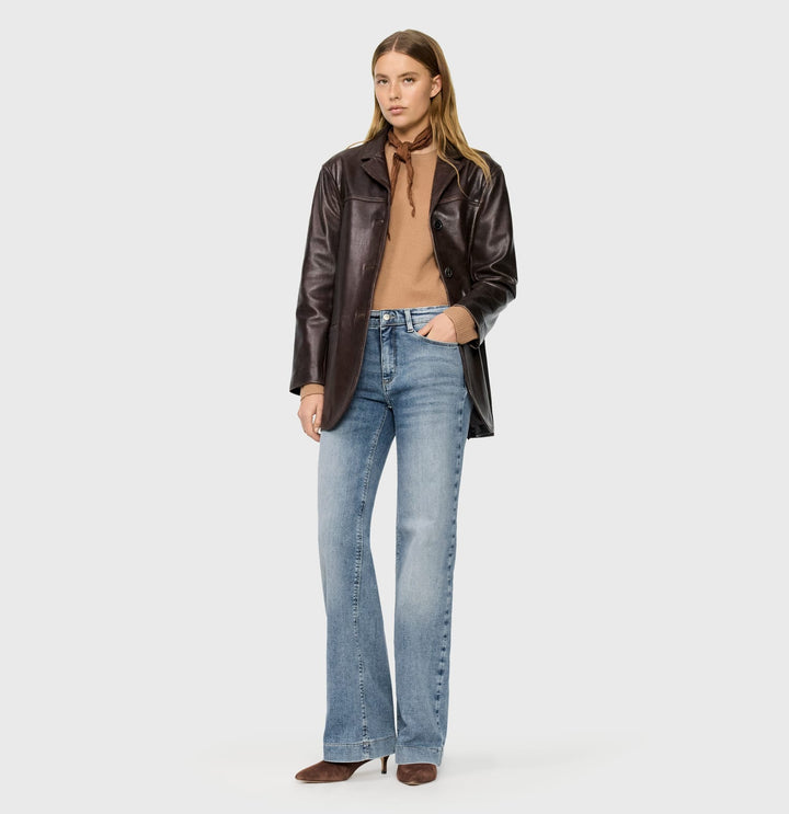 MAC women 5439-90 jeans low croth-baggy fit blue denim - L34