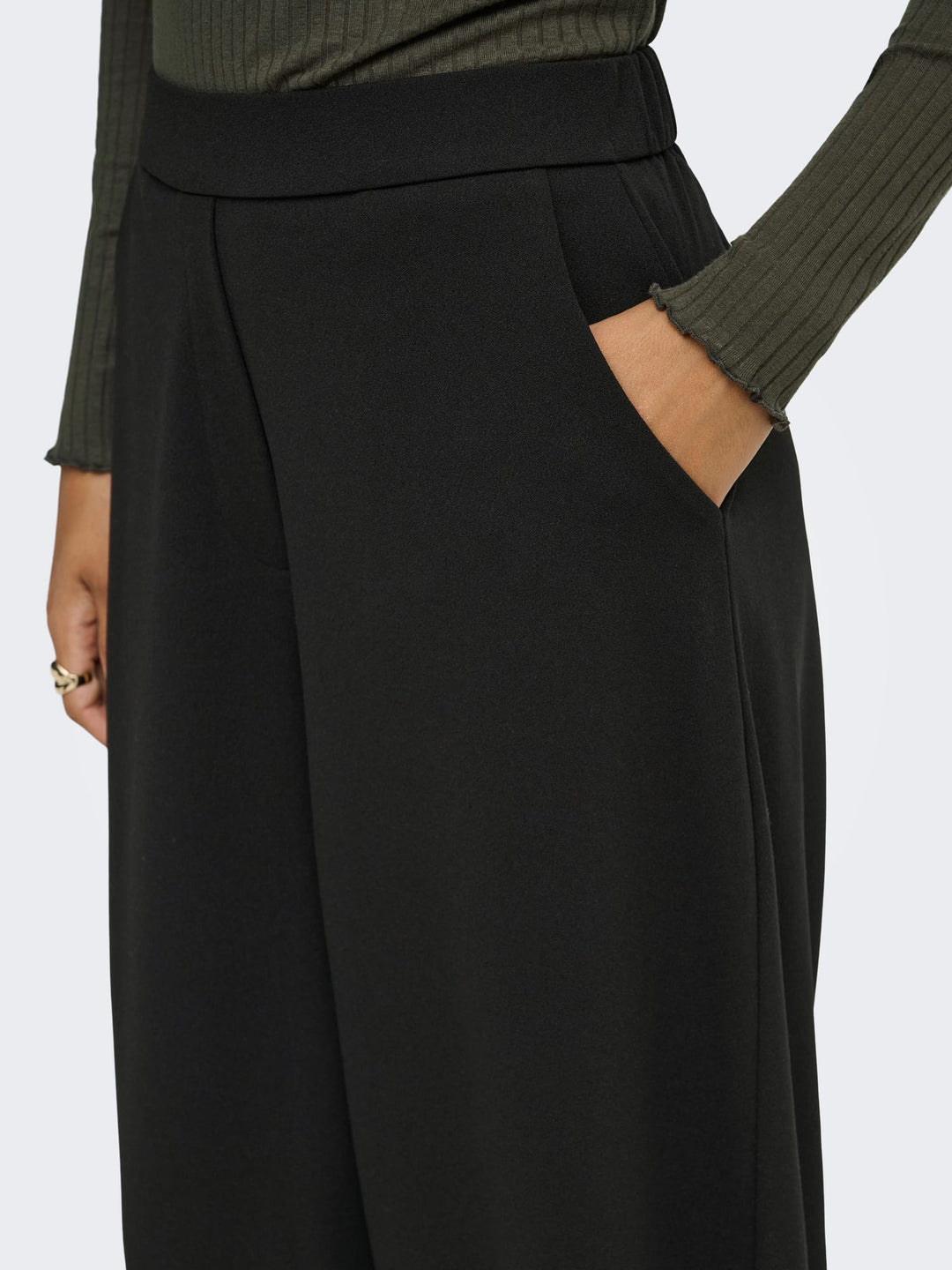 jacqueline de yong 15382283 Geggo lange broek zwart – dames - L32
