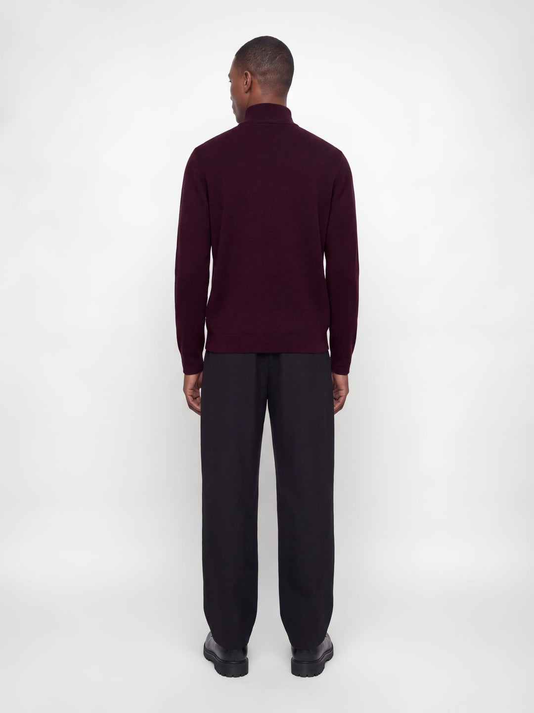 Jack &amp; Jones 12259664 Blamilano sweater bordeaux – heren