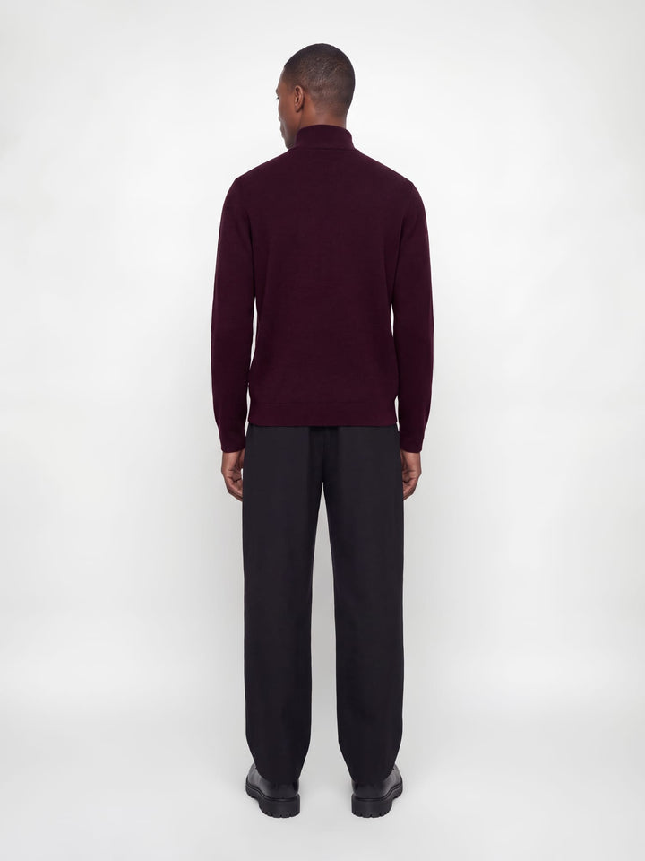 Jack &amp; Jones 12259664 Blamilano sweater bordeaux – heren