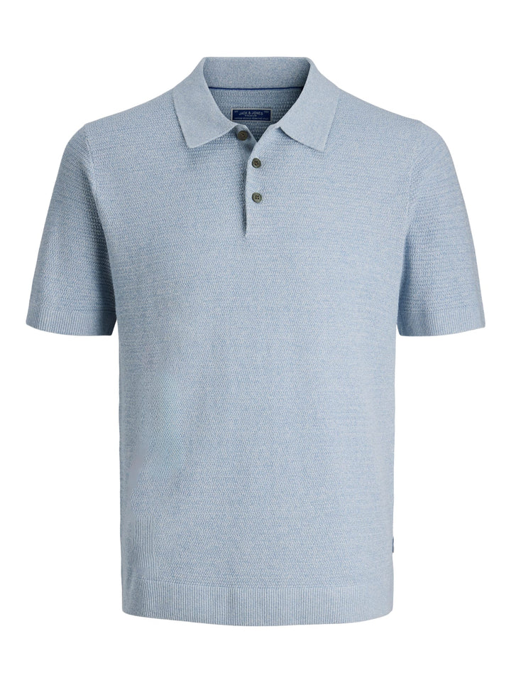 Jack &amp; Jones 12292034 Bluriley polo k/m heren lichtblauw