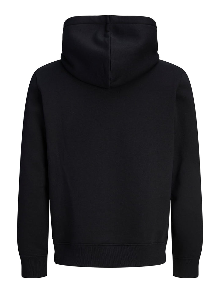 Jack &amp; Jones 12298441 Cleveland hoodie zwart – heren