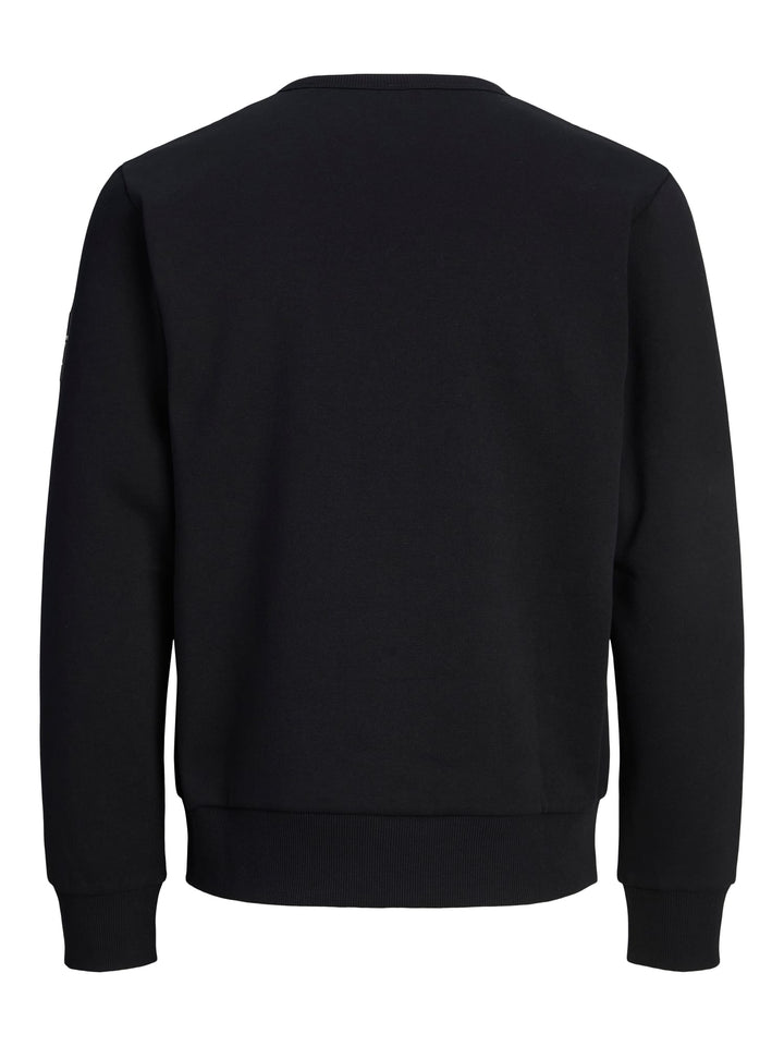 Jack &amp; Jones 12298440 Cleveland sweater zwart – heren